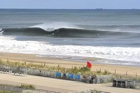 Rockaway (pictured) firing.