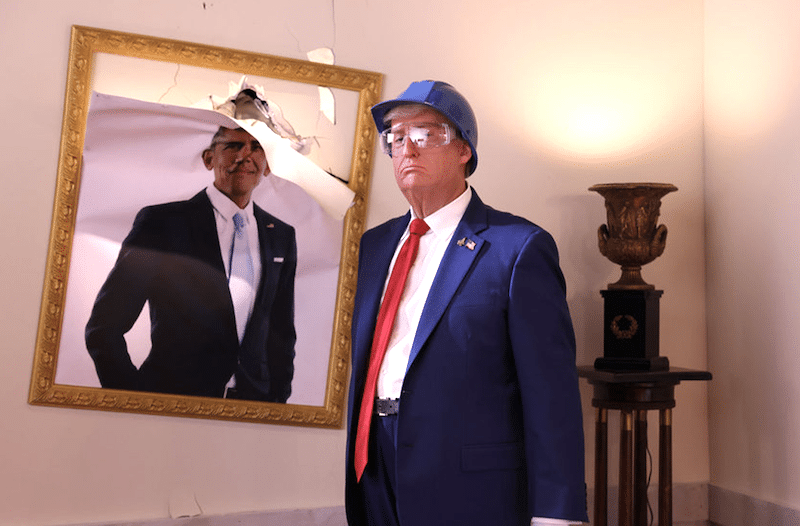 Fancy lad (pictured) doing manual labor.