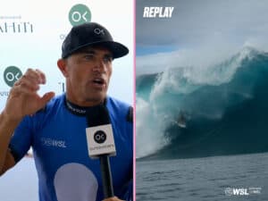 Kelly Slater surfing