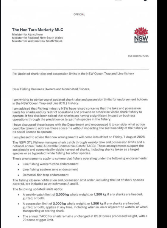 Nsw Dramatically Increases Quota On Shark Fishing After Horror Run Of Attacks 2