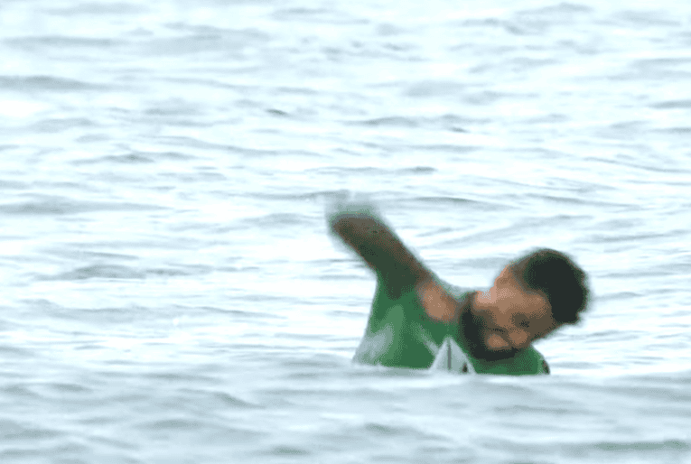 &Quot;Luckiest Grom In The World&Quot; Walks Away From Lowers With Lightly-Ridden Ethan Ewing Dhd Surfboard 2