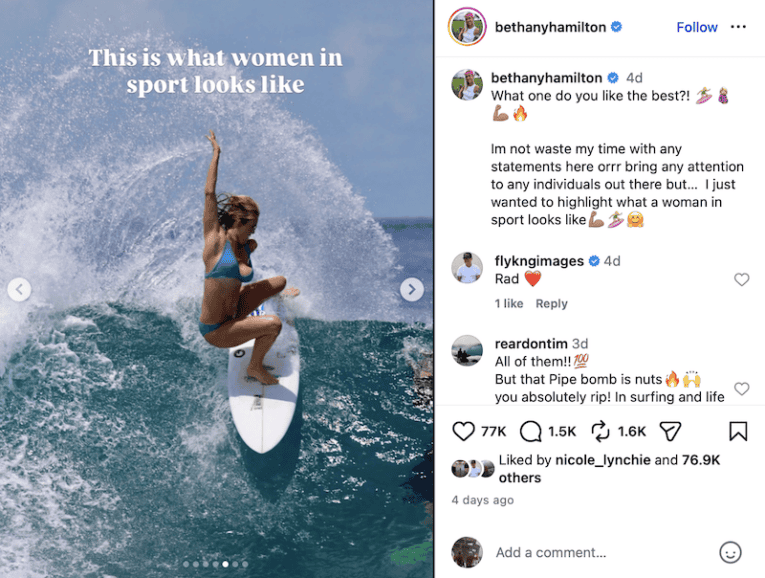 Bethany Hamilton Blows Shade Sydney Sweeney'S Way In Wake Of Controversial &Quot;Just Sports&Quot; Advert 3