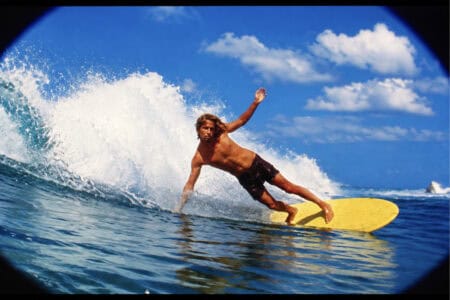 singel fin surfboard